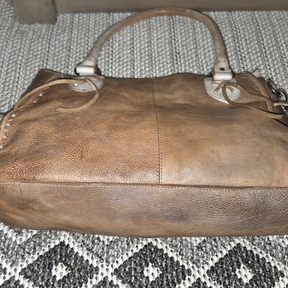 Bed Stu Rockababy Leather Purse Cashew Rustic Nectar Lux - Picture 8 of 16